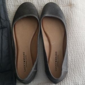 EUC Lucky Brand leather flats